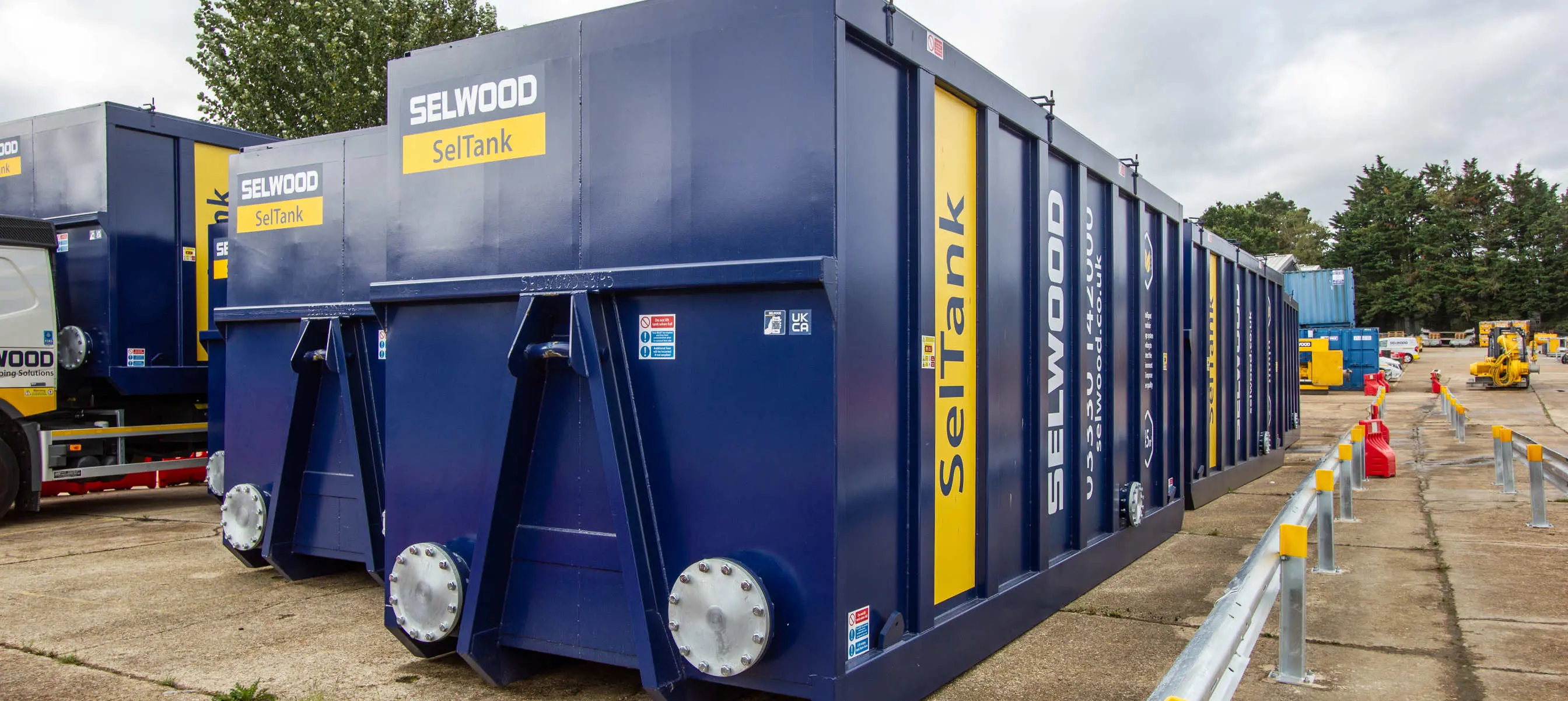 SelTank temporary storage solution available for hire at the Selwood Chandler's Ford depot 