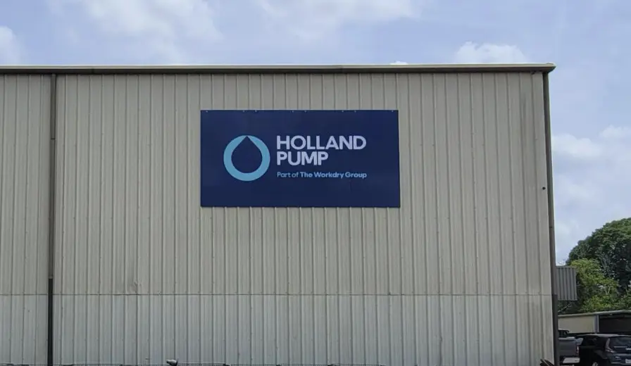 Holland Pump's Houston branch providing pump rental solutions for bypass and dewatering