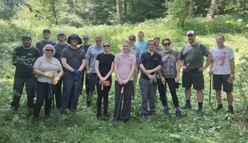 Selwood & Siltbuster team up with key partners for Himalayan Balsam restoration project